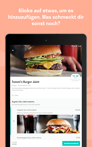 Deliveroo - Essen Bestellen Screenshot