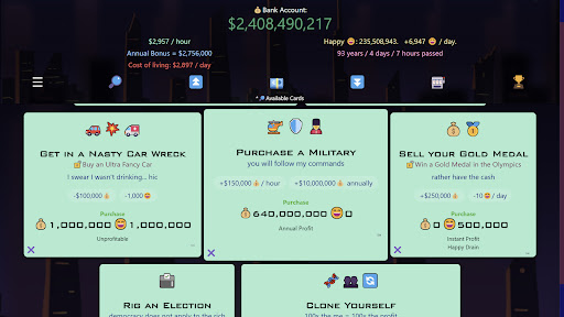 Captura de pantalla de Idle Trillionaire: Money Game