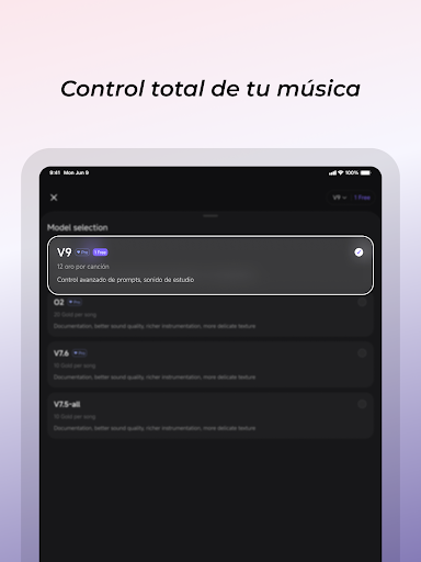 Captura de pantalla de Mureka - Música con IA