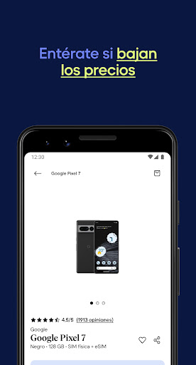 Captura de pantalla de Back Market, compra online