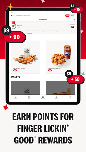Captura de pantalla de KFC US - Ordering App