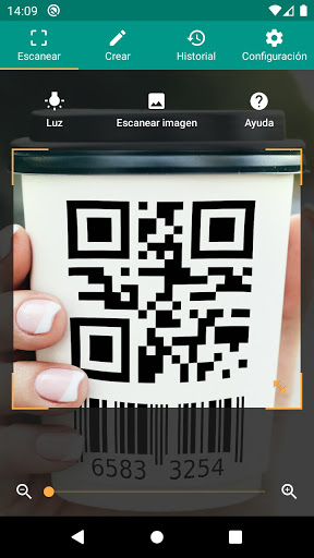 Captura de pantalla de Escáner QR y de barras