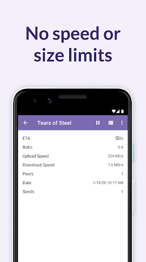 Captura de pantalla de BitTorrent Pro - Torrent App