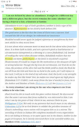 Mirror Study Bible screenshot