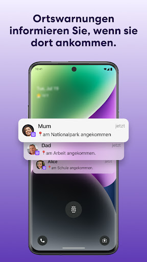 Life360: Standortfreigabe Screenshot