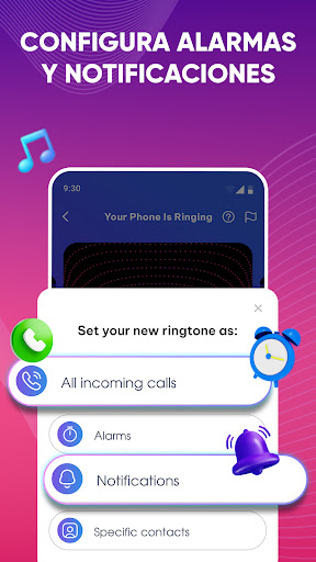 Captura de pantalla de Tonos de llamada para celular