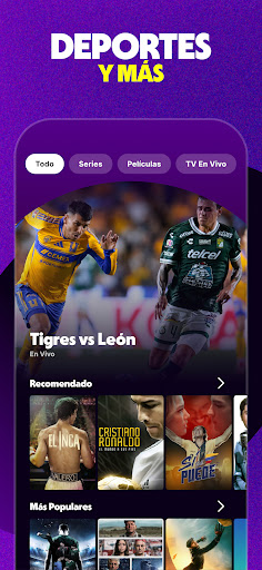 Captura de pantalla de Tubi: Películas y TV gratis
