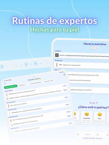 Captura de pantalla de Skin Bliss Rutinas de skincare
