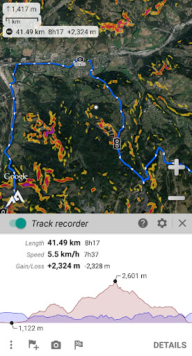 Captura de pantalla de AlpineQuest Off-Road Explorer