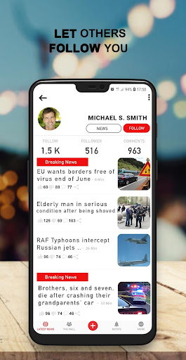Captura de pantalla de US Breaking News: Local & News