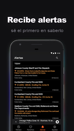Captura de pantalla de Escáner Policial