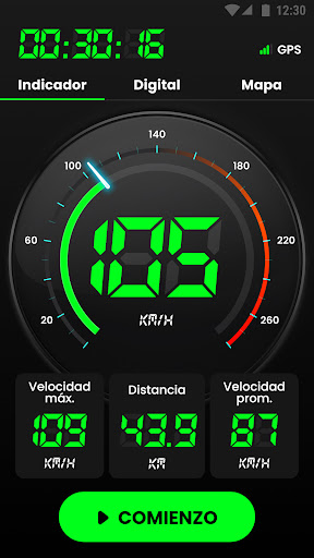 Captura de pantalla de Velocímetro GPS & Odometro