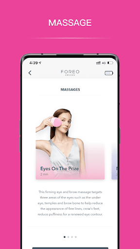 Captura de pantalla de FOREO For You