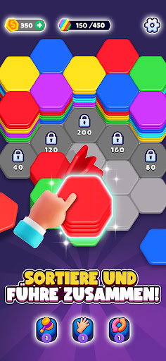 Hexa Sort Screenshot