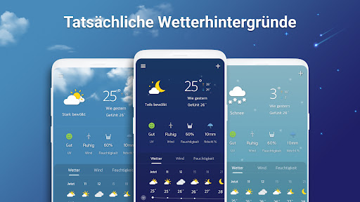 Wetteransicht Screenshot