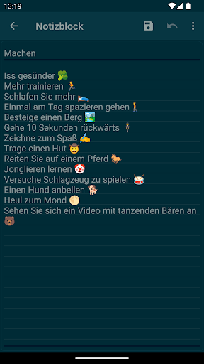 Notepad - einfache Notizen Screenshot