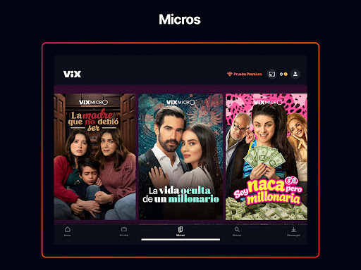 Captura de pantalla de ViX: TV, Deportes y Noticias