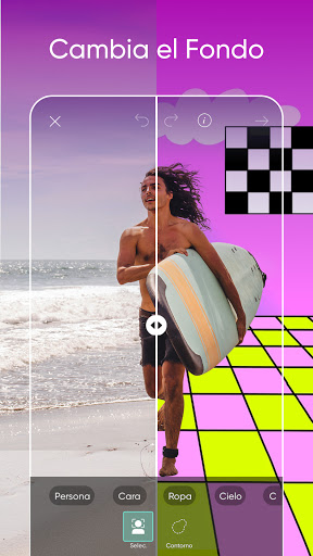 Captura de pantalla de Picsart Editor de Fotos IA