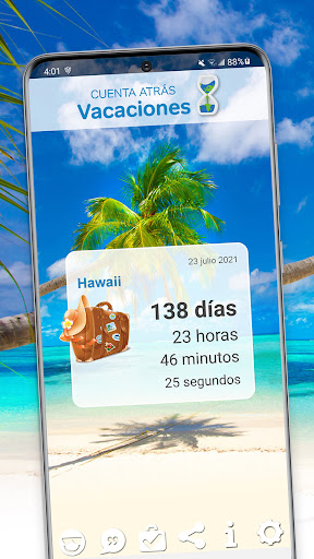 Captura de pantalla de Cuenta atrás de vacaciones