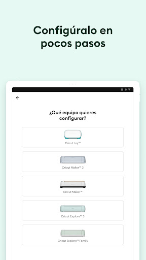 Captura de pantalla de Design Space: DIY con Cricut