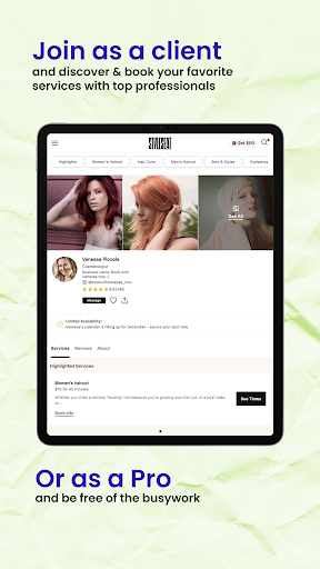 Captura de pantalla de StyleSeat: Book Hair & Beauty