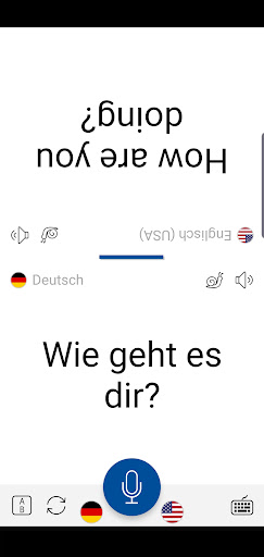 Sofortige Sprachübersetzung Screenshot