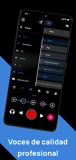Captura de pantalla de Voloco: Estudio Vocal
