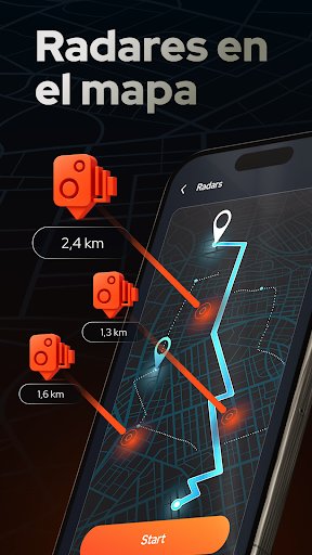 Captura de pantalla de Radar, GPS y Velocímetro