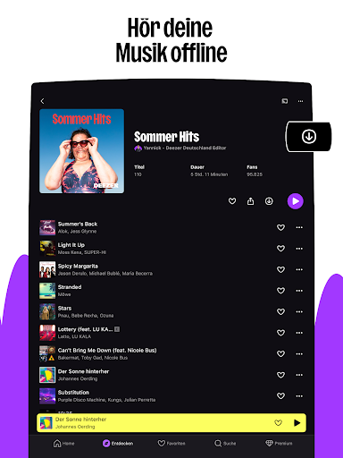 Deezer: Musik & Hörbücher Screenshot