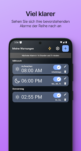 Einfacher Wecker Screenshot