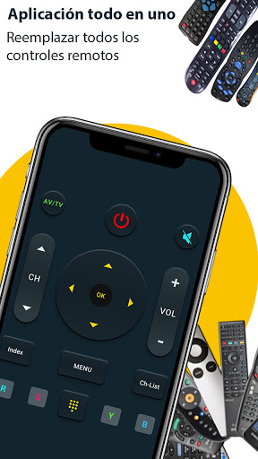 Captura de pantalla de Mando Universal para tv