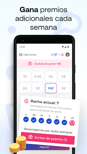 Captura de pantalla de Prime Opinion Encuestas App