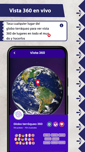 Captura de pantalla de Tierra Mapa Satélite
