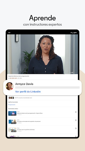 Captura de pantalla de LinkedIn Learning