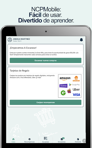 Captura de pantalla de NCPMobile:Premios por compras