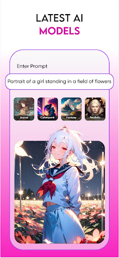 Captura de pantalla de Generador de arte con de anime