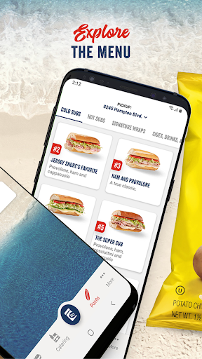 Captura de pantalla de Jersey Mike's