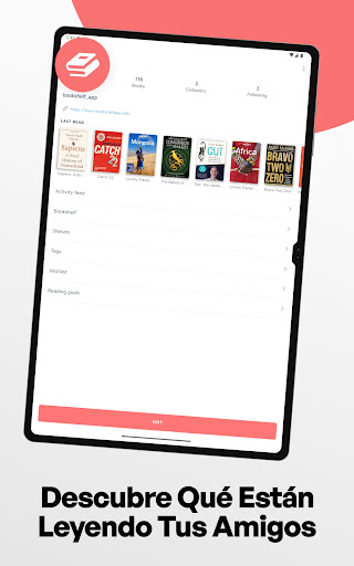 Captura de pantalla de Bookshelf - Biblioteca virtual