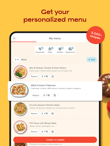 Captura de pantalla de Jow - easy recipes & groceries