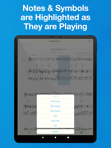 Sheet Music Scanner & Reader screenshot
