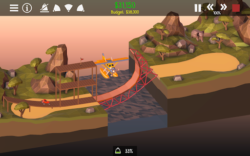 Captura de pantalla de Poly Bridge 2