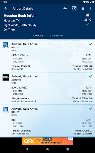 FlightAware Flight Tracker screenshot
