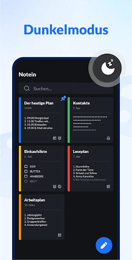 Notizen, Notizblock - Notein Screenshot