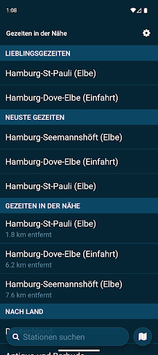 Gezeiten in der Nähe Screenshot