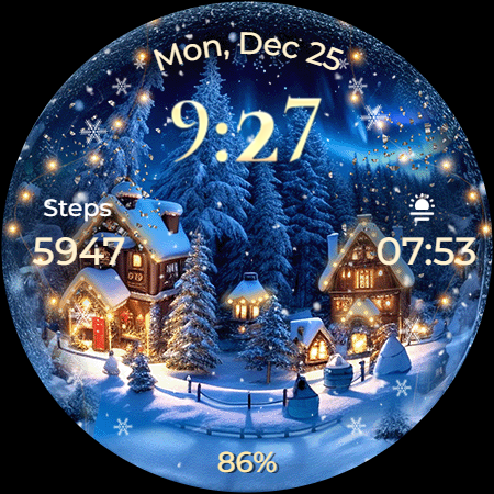 Captura de pantalla de Animated North Pole Christmas