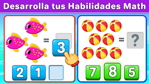 Captura de pantalla de Juegos de matemáticas niños