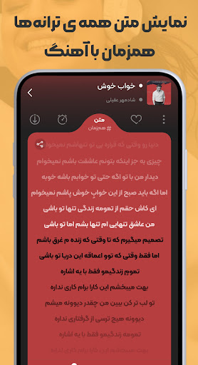 Captura de pantalla de ملودیفای | پخش و دانلود آهنگ