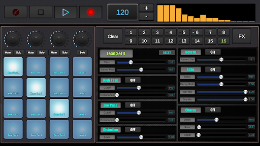 Captura de pantalla de Creador de Musica Dubstep