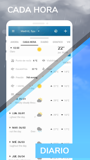 Captura de pantalla de Cronograma del tiempo: radar