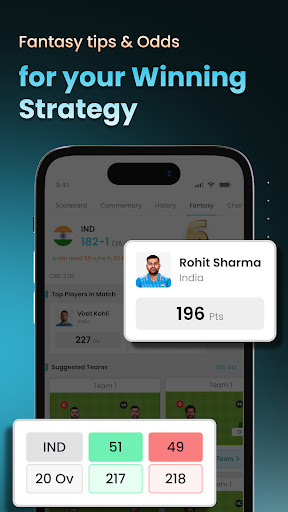 Cricket LineX: Fast Live score screenshot